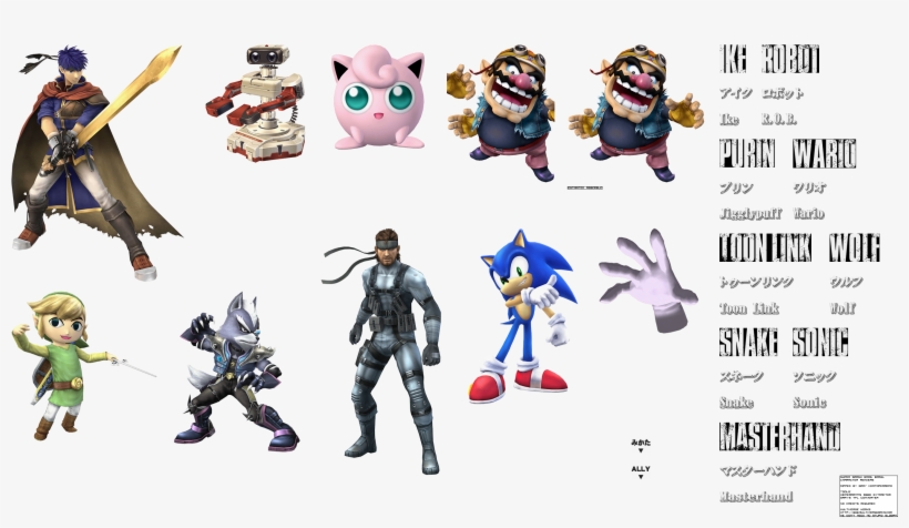 Download Click For Full Sized Image Character Renders - Super Smash ...