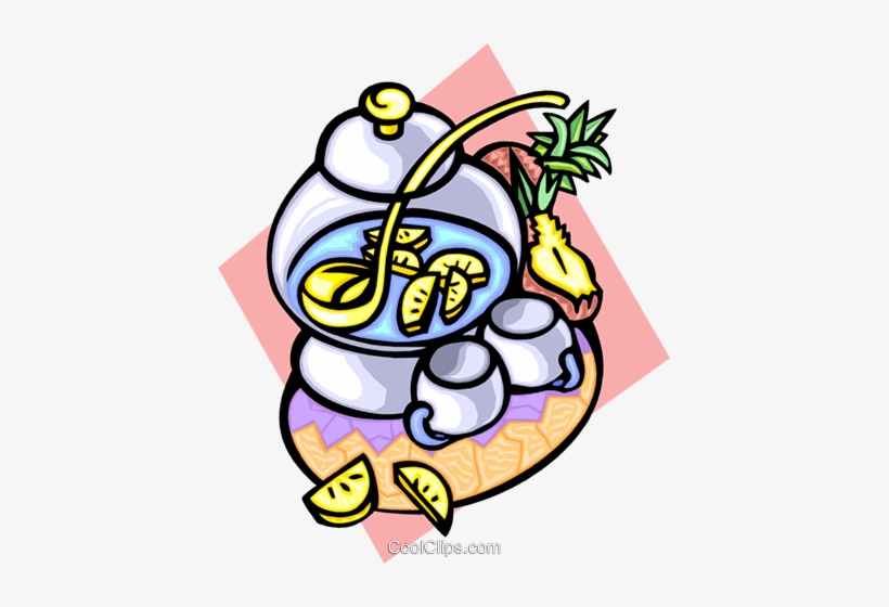 Pineapple Punch Royalty Free Vector Clip Art Illustration, transparent png download