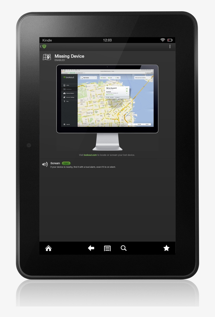 Lookout Now Available For Kindle Fire Hd - 2016 Kindle Fire Png, transparent png download