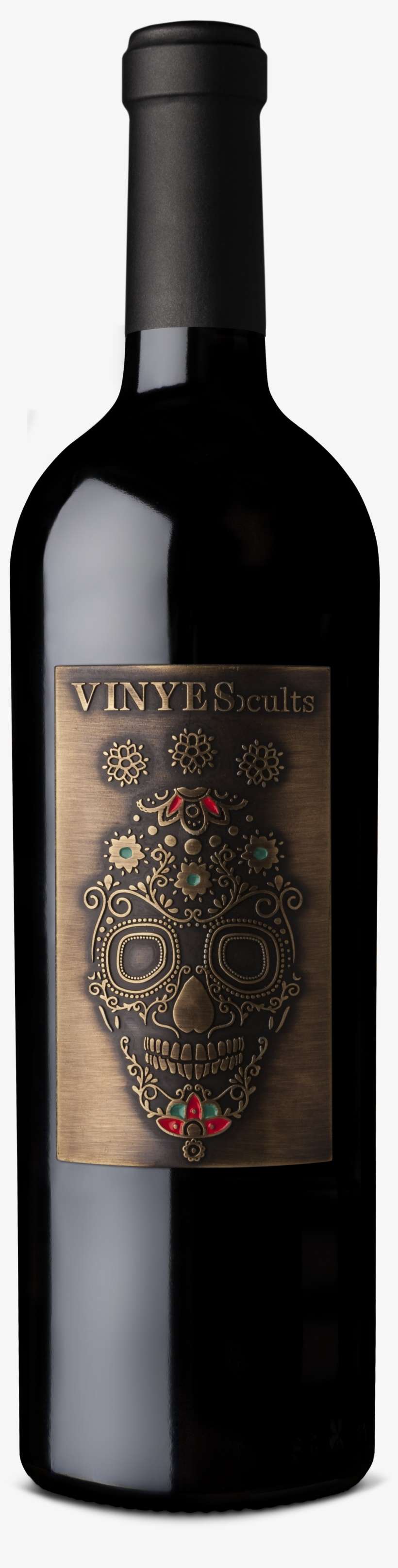 Strong, Rustic And Enigmatic Skull Wine Label Design - Tikal Alma Negra Misterio, transparent png download