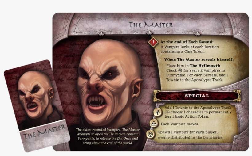 Big Bad - Buffy The Vampire Slayer The Board Game, transparent png download