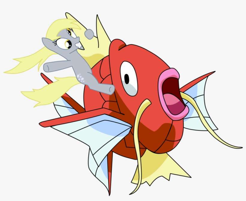 Metalbeersolid, Derpy Hooves, Female, Magikarp, Mare, - Cartoon, transparent png download
