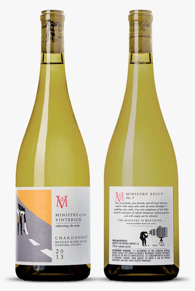 Ministry Of The Vinterior - Glass Bottle, transparent png download