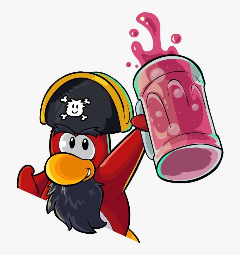 Rockhopper Beer - Club Penguin Rockhopper Art, transparent png download