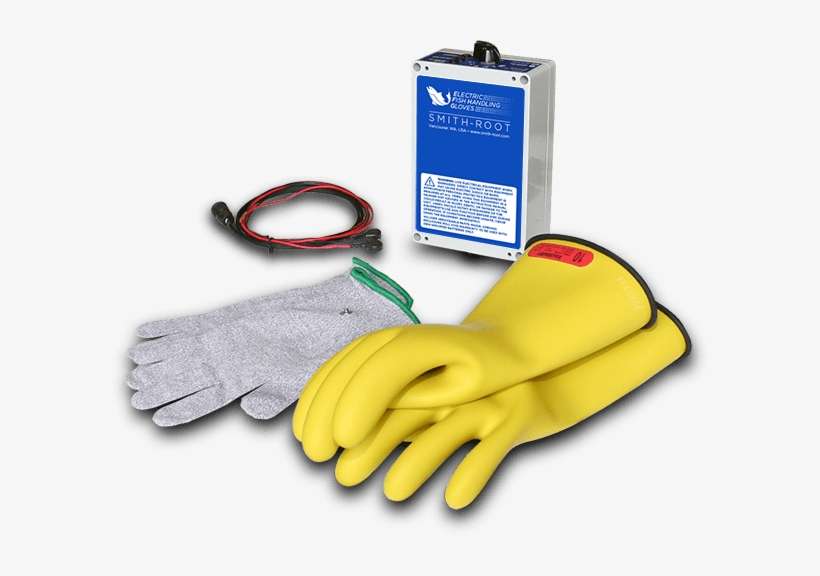 Electric Fish Handling Gloves - Fish Gloves, transparent png download