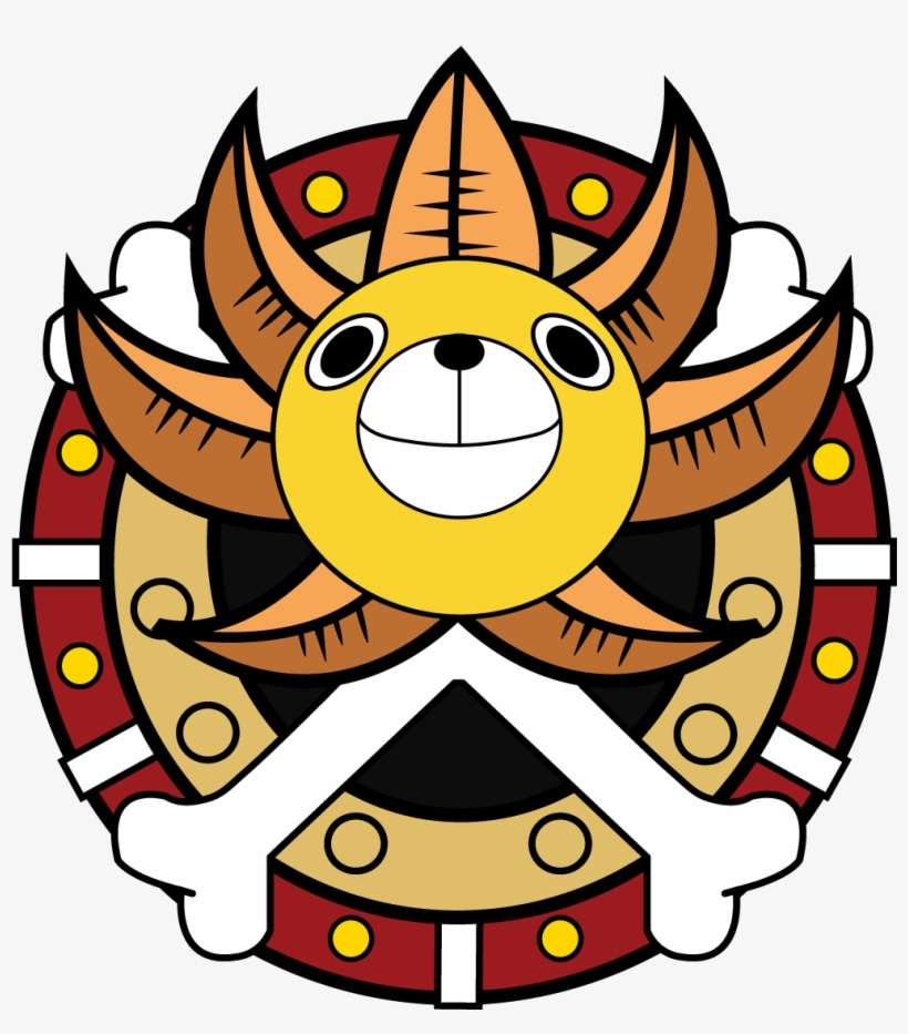 I Gave Thousand Sunny A Super Saiyan Blue Goku Colorway - One Piece Thousand Sunny Logo, transparent png download