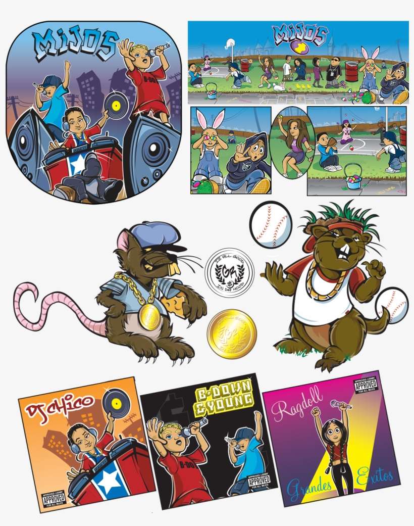 Product Art For Various Licensed Mijos Products, Including - Mijos, transparent png download