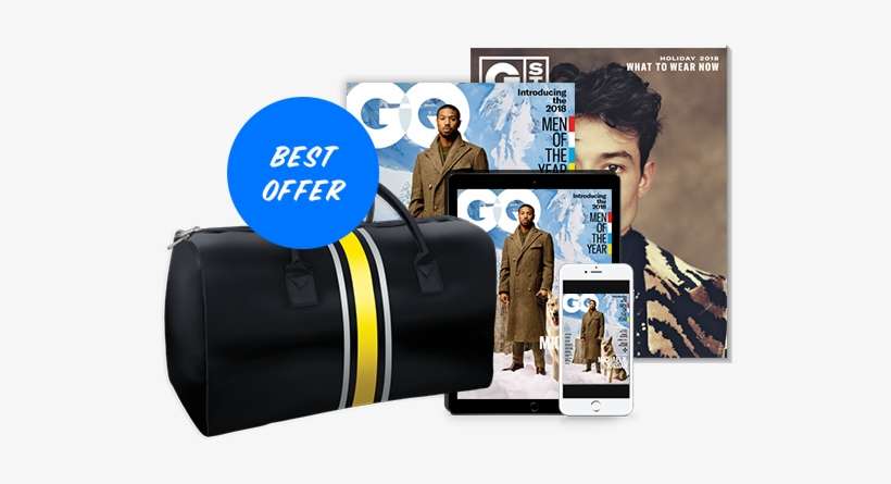 Just Want Gq Style Click Here - Hand Luggage, transparent png download
