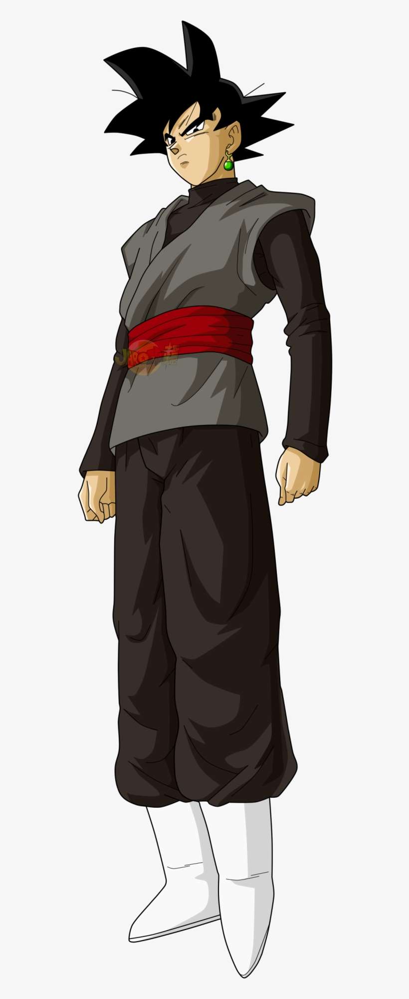 Black Goku - - Burraku - He's A Very Mysterious And - Dragon Ball Super Goku Black Png, transparent png download