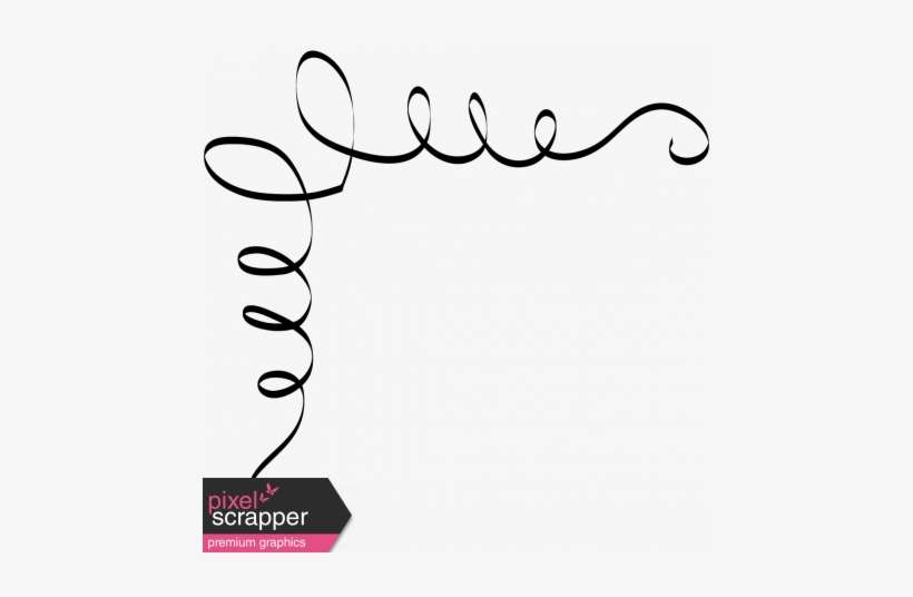 Swirl Doodle Template - Digital Scrapbooking, transparent png download