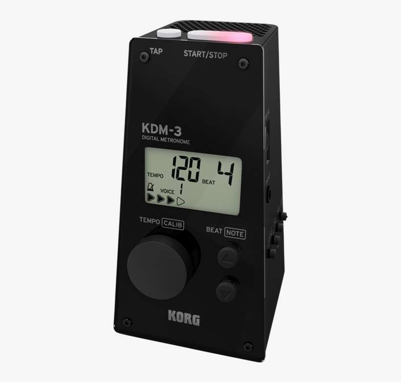 Korg Announces The Kdm-3 Digital Metronome - Korg Digital Metronome, transparent png download