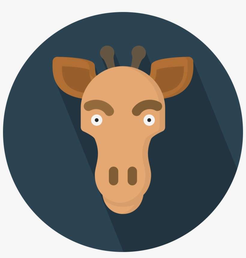 Open - Giraffe, transparent png download