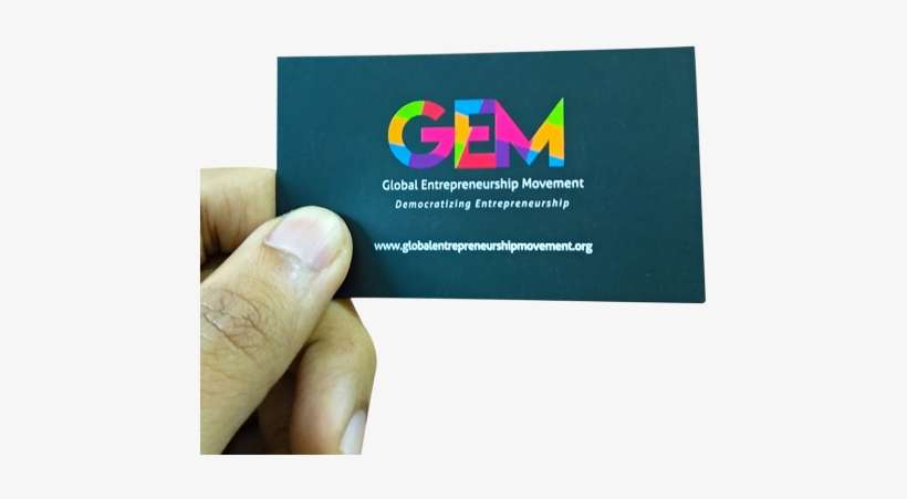 Gem Business Card - Business Card, transparent png download