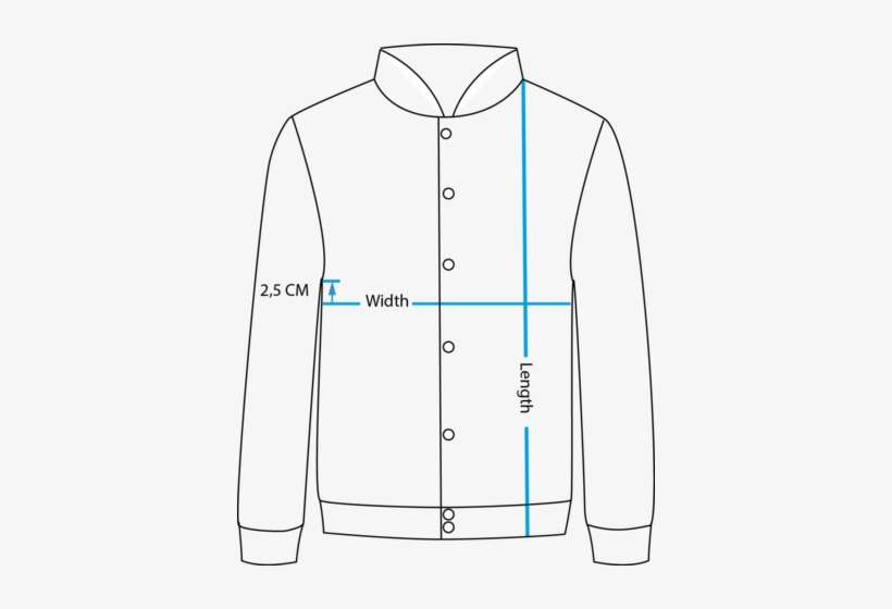 Size - Sweatshirt, transparent png download