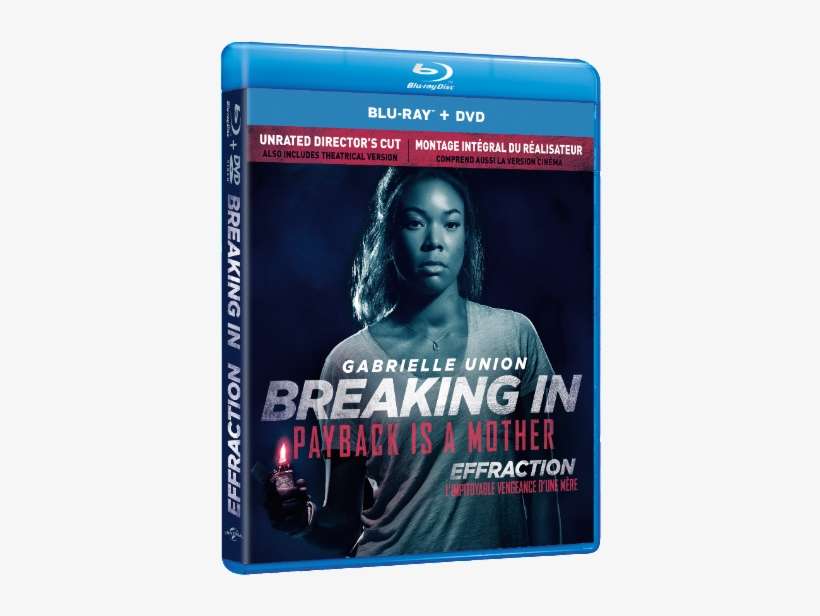 Locked Out Of The House By A Group Of Ruthless Intruders, - Breaking In Blu Ray, transparent png download