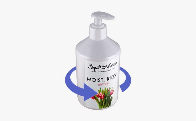 Liquid & Lotion Red Tulip Moisturizer Bottle Mockup - Liquid Hand Soap, transparent png download