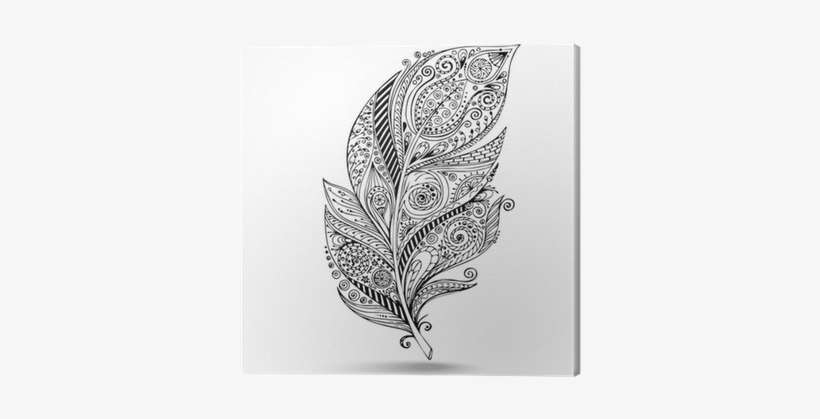 Vector Tribal Feather - Art Print: They Will B By Kimberly Allen : 18x6in, transparent png download