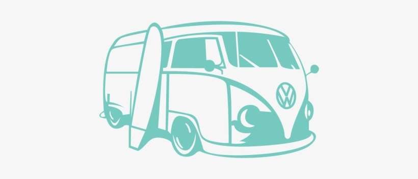 Find This Pin And More On Van W By Montaudondel - Vw Bus Silhouette, transparent png download