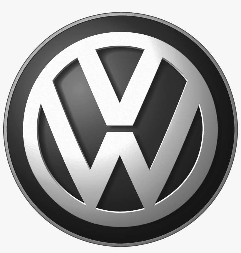 Volkswagen-logo - Volkswagen Logo Black And White Png, transparent png download