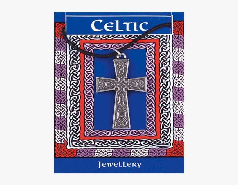 Item - Celtic Knot Pewter Cross Necklace Pendant Re-enactment, transparent png download