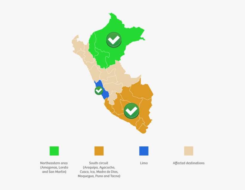 There Are Several Regions In Peru Where You Can Safely - Peru Map One Color, transparent png download