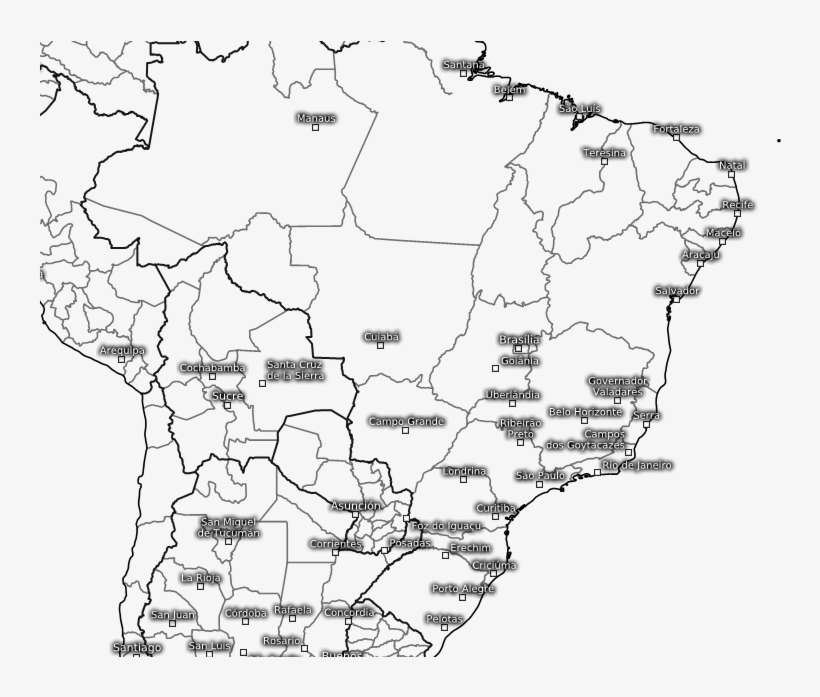Cusco, Peru - Blank Map Of Brazil, transparent png download