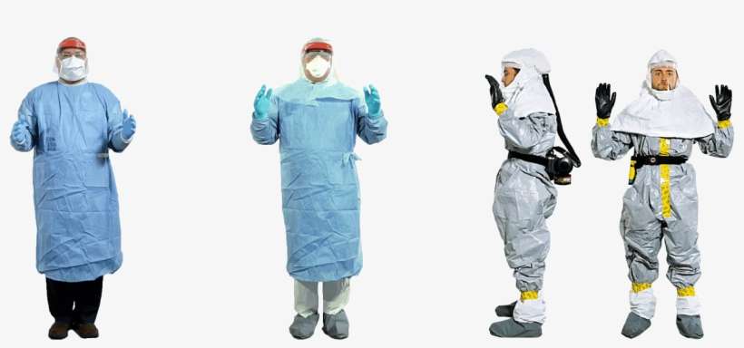Levels Of Protective Gear - Cytotoxic Personal Protective Equipment, transparent png download