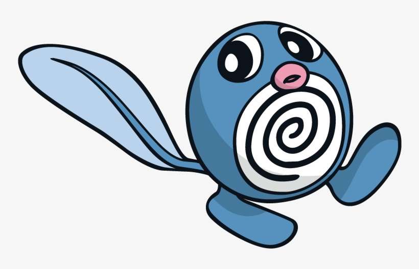 Poliwag Pokemon Character Vector Art - Poliwag Shiny, transparent png download
