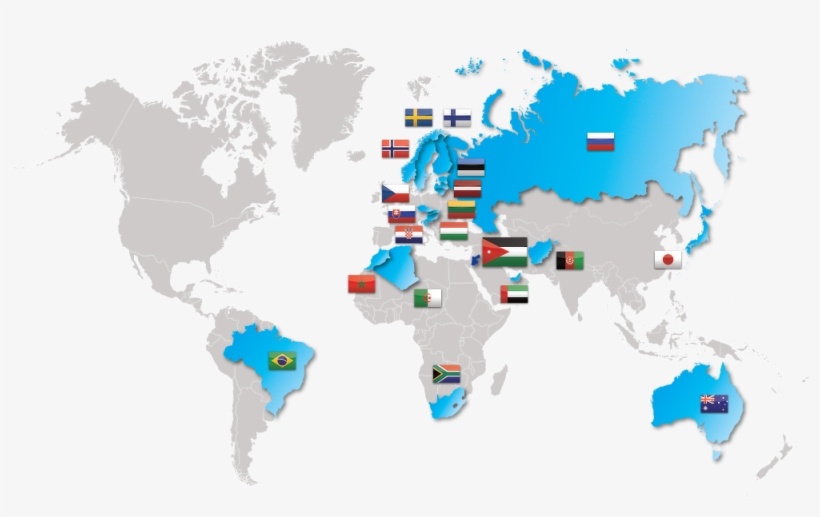 An Indispensable Part Of The Delivery Is A System Of - Asia Pacific On World Map, transparent png download