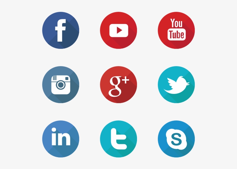 Social Media - Png Format Social Media Logos Png, transparent png download