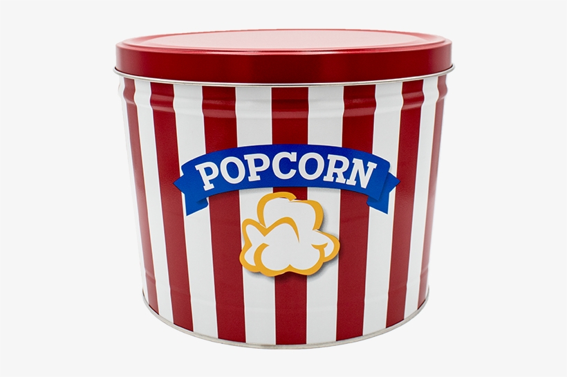 Blue Ribbon Popcorn 2 Gallon Tin - 6.5 Gallon Gourmet Popcorn Can - Your Choice, transparent png download