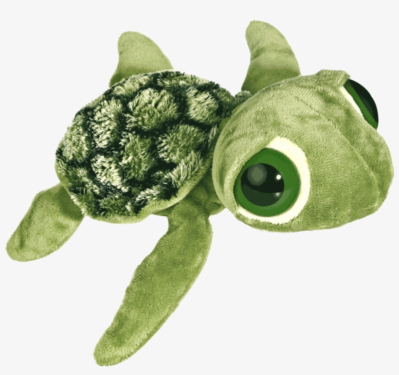 10" Dreamy Eyes Slide Sea Turtle - Stuffed Toy, transparent png download