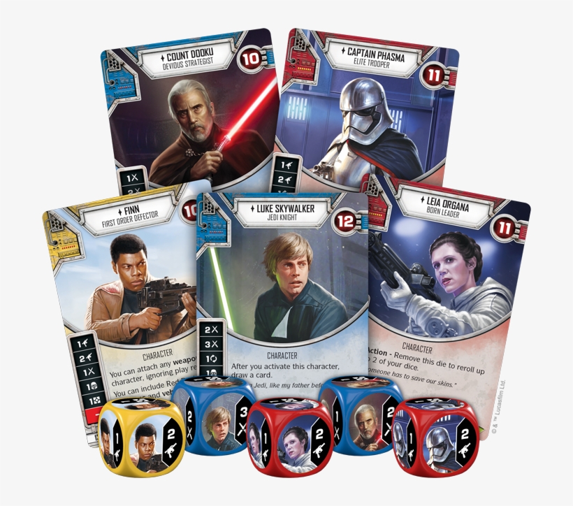 Star Wars Destiny - Star Wars Destiny Rey Starter Set, transparent png download