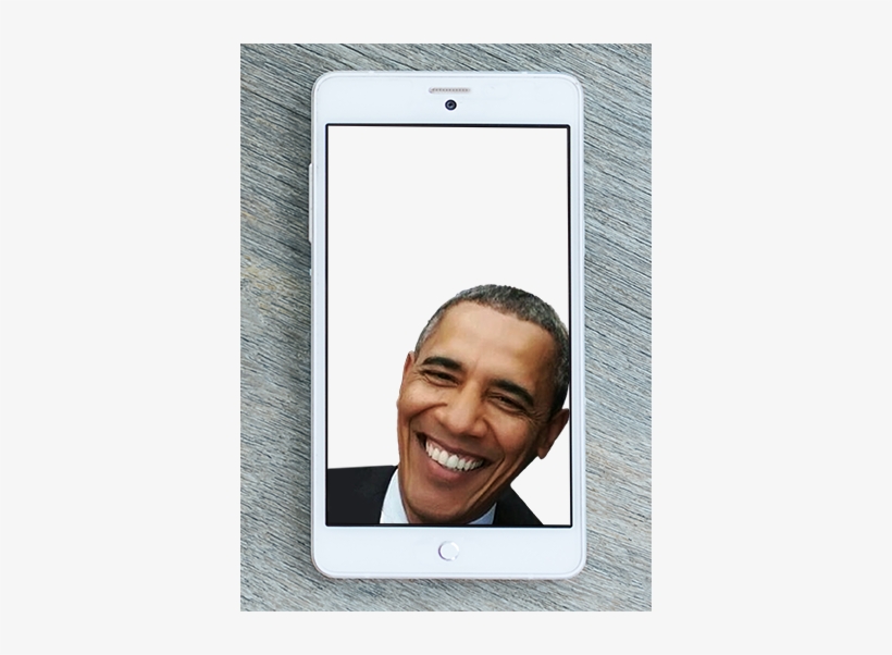 Obama Selfie Card Cover Obama Selfie Card Cover - Barack Obama, transparent png download