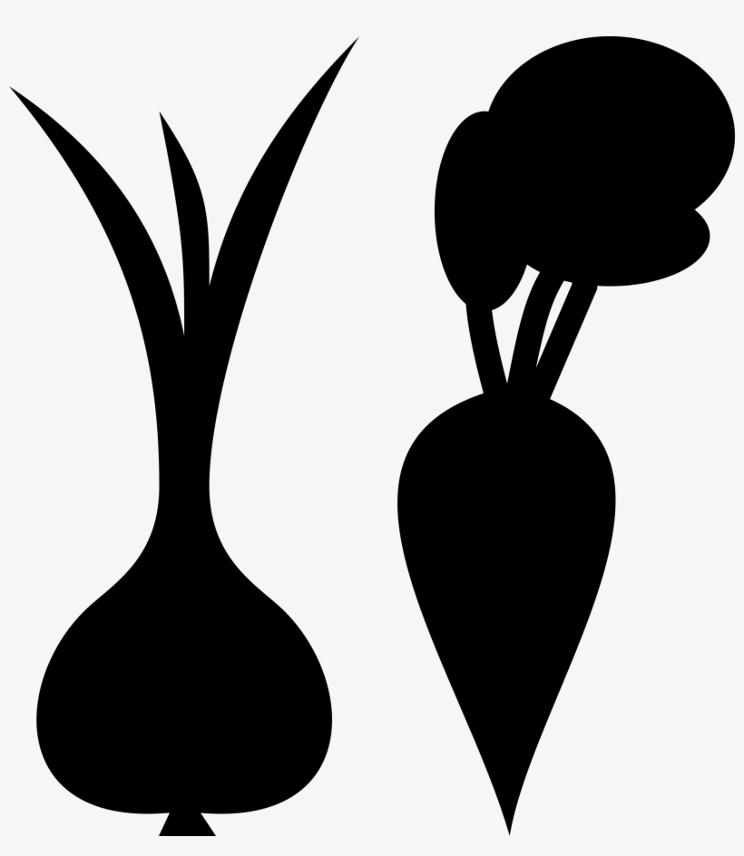 Jpg Library Stock Big Image Png - Vegetables Black And White Png, transparent png download