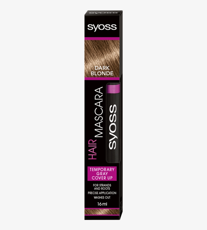 Syoss Com Color Hair Mascara Dark Blonde - Eye Liner, transparent png download