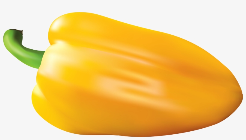 Habanero Pepper Bell Pin Png Vector Image - Yellow Pepper Png, transparent png download