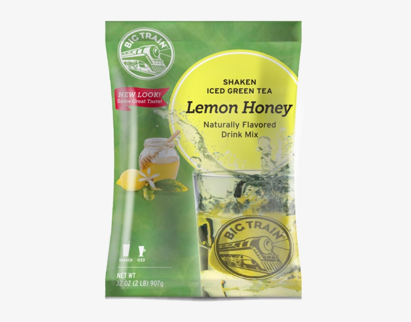 741300 Shaken Lemonhoney Bt - Big Train Shaken Lemonade Drink Mix - 2 Lb., transparent png download