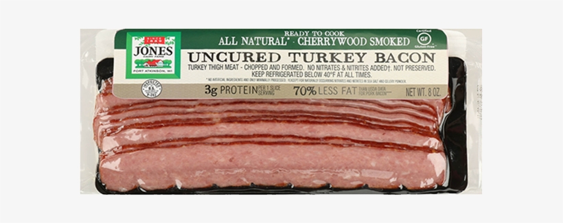 Un Turkey Bacon Png Web - Uncured Turkey Bacon, transparent png download