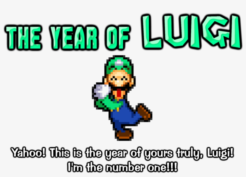 2013 Was Coined As The Year Of Luigi By Nintendo, An - Luigi, transparent png download