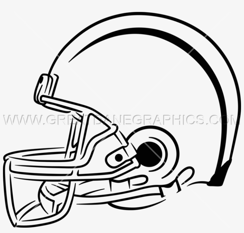 Side Football Helmet - Printed T-shirt, transparent png download