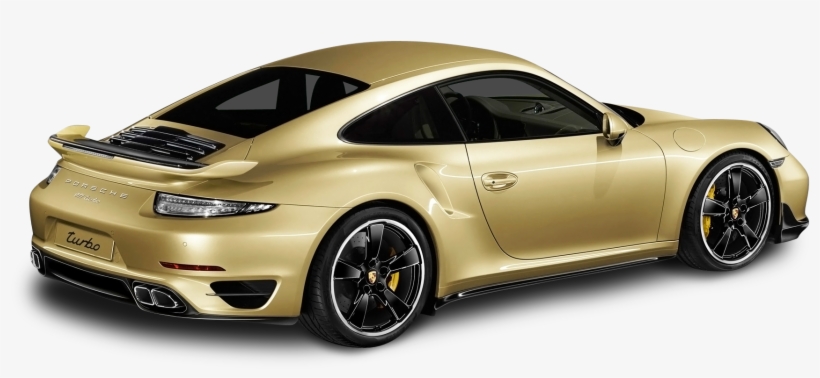 Porsche 911 Turbo Aerokit Gold Car Png Image - 911 Turbo Aero Kit, transparent png download
