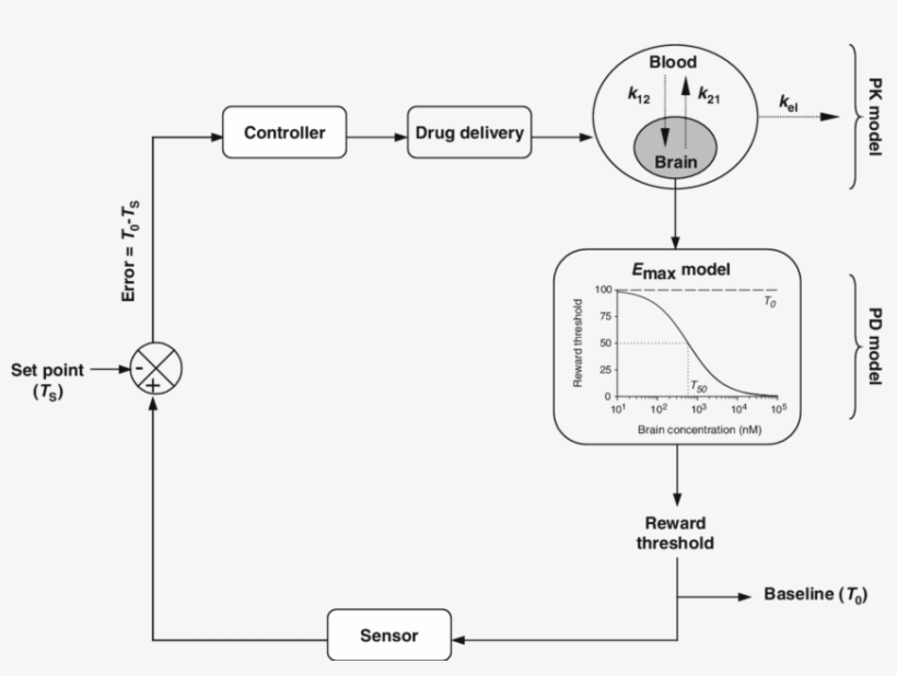 Diagram Of The Closed Loop System Controlling The Intravenous - Fig.1, transparent png download