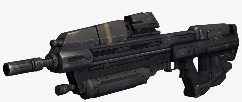 Alcatraz Vs Master Chief - Halo Reach Assault Rifle, transparent png download