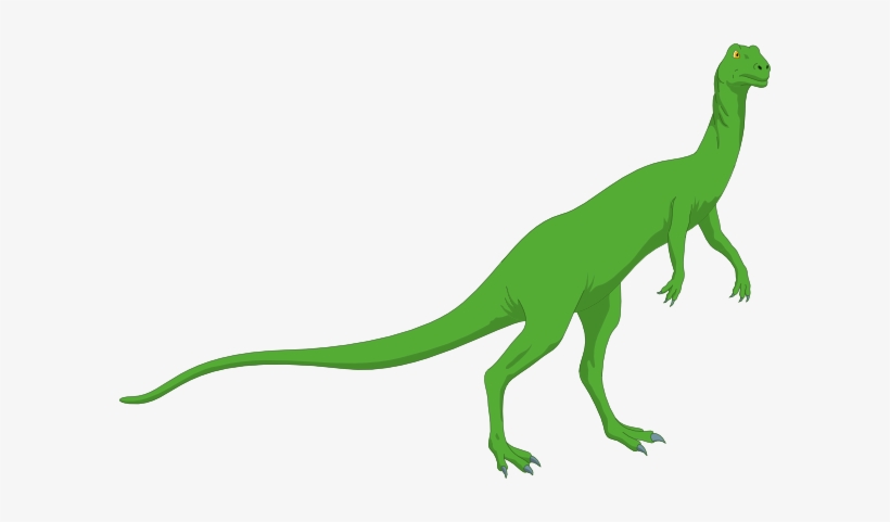 How To Set Use Green Long Necked Standing Dinosaur, transparent png download