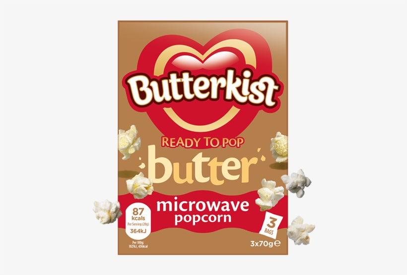 Butterkist Toffee Microwave Popcorn PNG Image Transparent PNG Free