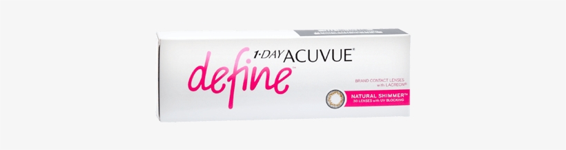 1 Day Acuvue Define Shimmer - 1 Day Acuvue Define Natural Shimmer Contact Lenses, transparent png download