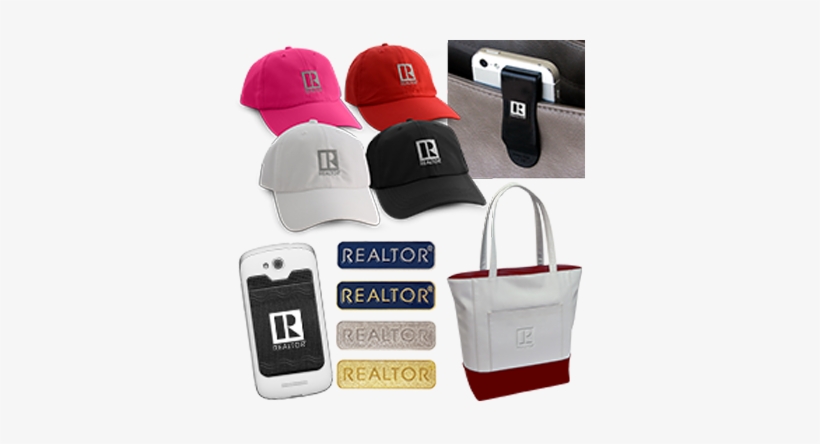 Realtor® Logo Branded Products - 12 Custom Contemporary Zip Totes, transparent png download