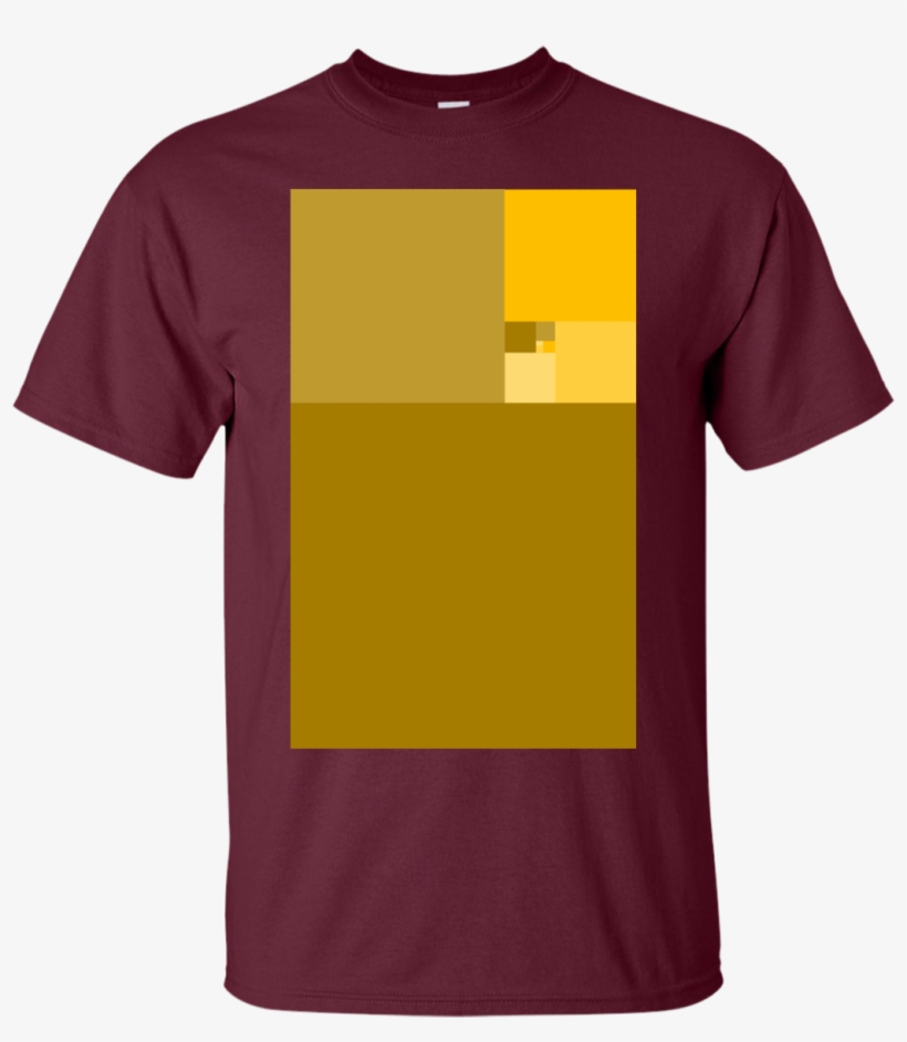 Golden Ratio Squares - Shirt, transparent png download