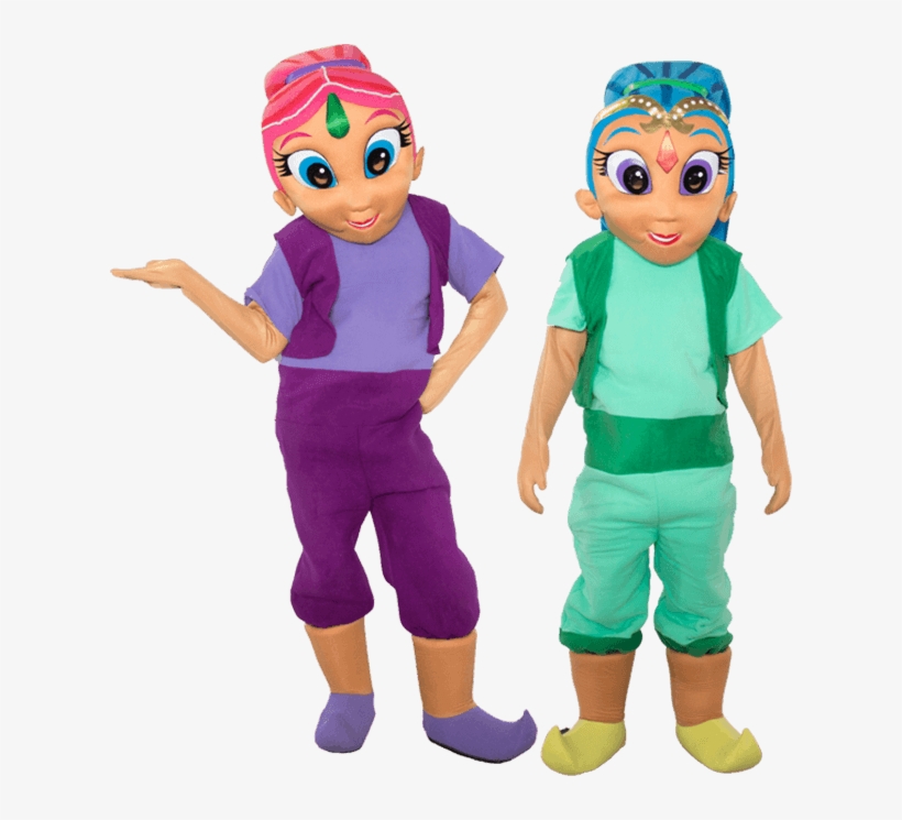 Shimmer Shine Party Clownsdotcom - Costume, transparent png download